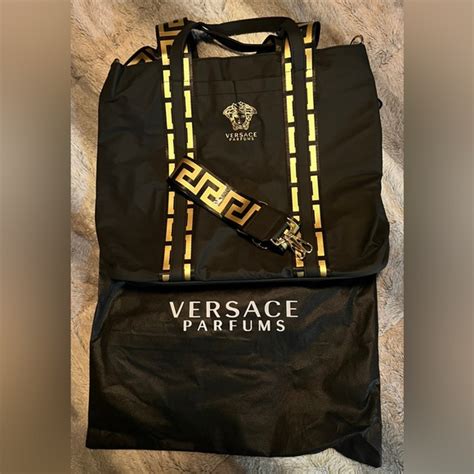 versace parfums pouch|Versace parfums bag cost.